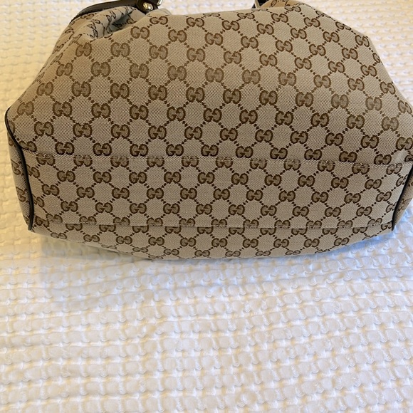 🤎NWOT GUCCI Authentic Original Canvas Sukey Beautiful Tote Handbag 👜💎 - Picture 14 of 16